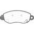 Jeu de 4 plaquettes de frein avant OPEN PARTS BPA0772.02 - Visuel 1