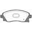 Jeu de 4 plaquettes de frein avant OPEN PARTS BPA0774.02 - Visuel 2
