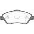 Jeu de 4 plaquettes de frein avant OPEN PARTS BPA0774.12 - Visuel 2