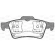 Jeu de 4 plaquettes de frein arrière OPEN PARTS BPA0842.00 - Visuel 1