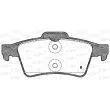 Jeu de 4 plaquettes de frein arrière OPEN PARTS BPA0842.00 - Visuel 2