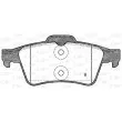 Jeu de 4 plaquettes de frein arrière OPEN PARTS BPA0842.20 - Visuel 2