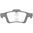 Jeu de 4 plaquettes de frein arrière OPEN PARTS BPA0842.30 - Visuel 1