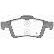 Jeu de 4 plaquettes de frein arrière OPEN PARTS BPA0842.70 - Visuel 2