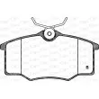 Jeu de 4 plaquettes de frein avant OPEN PARTS BPA0846.00 - Visuel 2