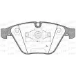Jeu de 4 plaquettes de frein avant OPEN PARTS BPA0857.10 - Visuel 1