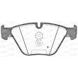 Jeu de 4 plaquettes de frein avant OPEN PARTS BPA0857.10 - Visuel 2