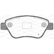 Jeu de 4 plaquettes de frein avant OPEN PARTS BPA0858.11 - Visuel 2
