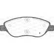 Jeu de 4 plaquettes de frein avant OPEN PARTS BPA0860.01 - Visuel 2
