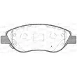 Jeu de 4 plaquettes de frein avant OPEN PARTS BPA0860.12 - Visuel 1
