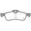 Jeu de 4 plaquettes de frein arrière OPEN PARTS BPA0862.00 - Visuel 2