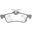 Jeu de 4 plaquettes de frein arrière OPEN PARTS BPA0862.02 - Visuel 1