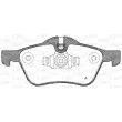 Jeu de 4 plaquettes de frein avant OPEN PARTS BPA0864.00 - Visuel 1