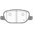 Jeu de 4 plaquettes de frein arrière OPEN PARTS BPA0878.02 - Visuel 2