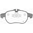 Jeu de 4 plaquettes de frein avant OPEN PARTS BPA0888.00 - Visuel 1