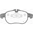 Jeu de 4 plaquettes de frein avant OPEN PARTS BPA0888.02 - Visuel 1