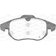 Jeu de 4 plaquettes de frein avant OPEN PARTS BPA0888.02 - Visuel 2