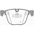 Jeu de 4 plaquettes de frein arrière OPEN PARTS BPA0892.20 - Visuel 1