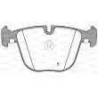 Jeu de 4 plaquettes de frein arrière OPEN PARTS BPA0892.20 - Visuel 2