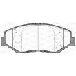 Jeu de 4 plaquettes de frein avant OPEN PARTS BPA0899.00 - Visuel 1