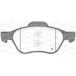 Jeu de 4 plaquettes de frein arrière OPEN PARTS BPA0962.00 - Visuel 2