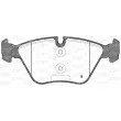 Jeu de 4 plaquettes de frein avant OPEN PARTS BPA0963.00 - Visuel 2