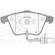 Jeu de 4 plaquettes de frein avant OPEN PARTS BPA0964.02 - Visuel 1