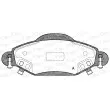 Jeu de 4 plaquettes de frein avant OPEN PARTS BPA0978.02 - Visuel 1