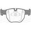 Jeu de 4 plaquettes de frein avant OPEN PARTS BPA0979.00 - Visuel 1