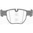 Jeu de 4 plaquettes de frein avant OPEN PARTS BPA0979.00 - Visuel 2