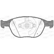 Jeu de 4 plaquettes de frein avant OPEN PARTS BPA0984.00 - Visuel 1