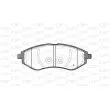 Jeu de 4 plaquettes de frein avant OPEN PARTS BPA0986.02 - Visuel 1
