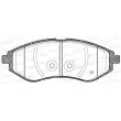 Jeu de 4 plaquettes de frein avant OPEN PARTS BPA0986.02 - Visuel 2