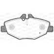 Jeu de 4 plaquettes de frein avant OPEN PARTS BPA0990.02 - Visuel 2