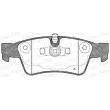 Jeu de 4 plaquettes de frein arrière OPEN PARTS BPA0991.10 - Visuel 1