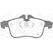 Jeu de 4 plaquettes de frein avant OPEN PARTS BPA1036.02 - Visuel 2