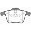 Jeu de 4 plaquettes de frein arrière OPEN PARTS BPA1044.00 - Visuel 1