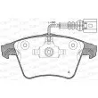 Jeu de 4 plaquettes de frein avant OPEN PARTS BPA1045.22 - Visuel 1
