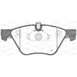 Jeu de 4 plaquettes de frein avant OPEN PARTS BPA1052.00 - Visuel 1