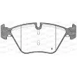 Jeu de 4 plaquettes de frein avant OPEN PARTS BPA1052.00 - Visuel 2