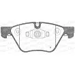 Jeu de 4 plaquettes de frein avant OPEN PARTS BPA1052.10 - Visuel 1