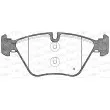 Jeu de 4 plaquettes de frein avant OPEN PARTS BPA1052.10 - Visuel 2