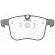Jeu de 4 plaquettes de frein avant OPEN PARTS BPA1053.00 - Visuel 1