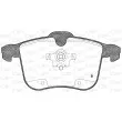Jeu de 4 plaquettes de frein avant OPEN PARTS BPA1053.00 - Visuel 2