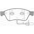 Jeu de 4 plaquettes de frein avant OPEN PARTS BPA1056.02 - Visuel 1