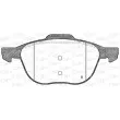 Jeu de 4 plaquettes de frein avant OPEN PARTS BPA1082.00 - Visuel 2