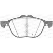 Jeu de 4 plaquettes de frein avant OPEN PARTS BPA1082.50 - Visuel 2