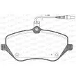 Jeu de 4 plaquettes de frein avant OPEN PARTS BPA1101.04 - Visuel 1
