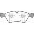 Jeu de 4 plaquettes de frein avant OPEN PARTS BPA1179.00 - Visuel 1