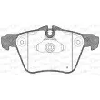 Jeu de 4 plaquettes de frein avant OPEN PARTS BPA1217.00 - Visuel 1